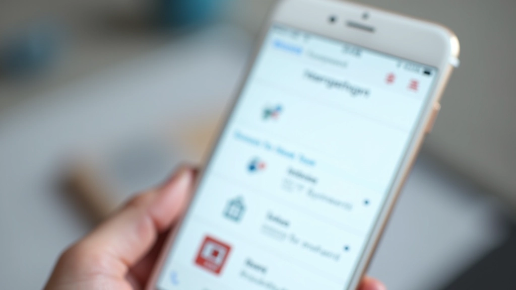 Mobile phone screen showing hamburger menu with nested categories and clear visual hierarchy in expanded state